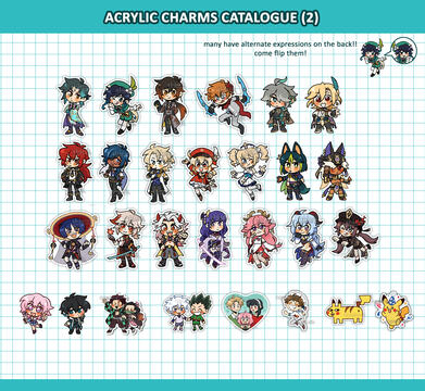 Acrylic Charms Part 2