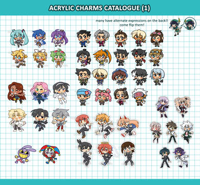 Acrylic Charms Part 1